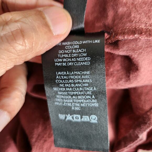 Anthropologie Aliza Embroidered Swing Tank Womens Medium Brown - Picture 10 of 10